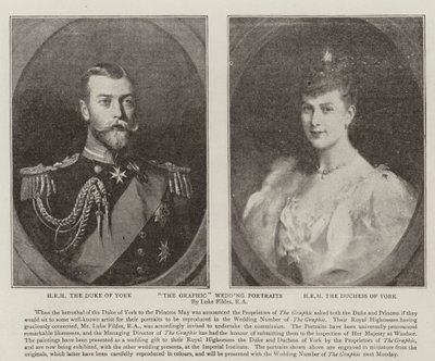 The Graphic Wedding Portraits by Samuel Luke Fildes